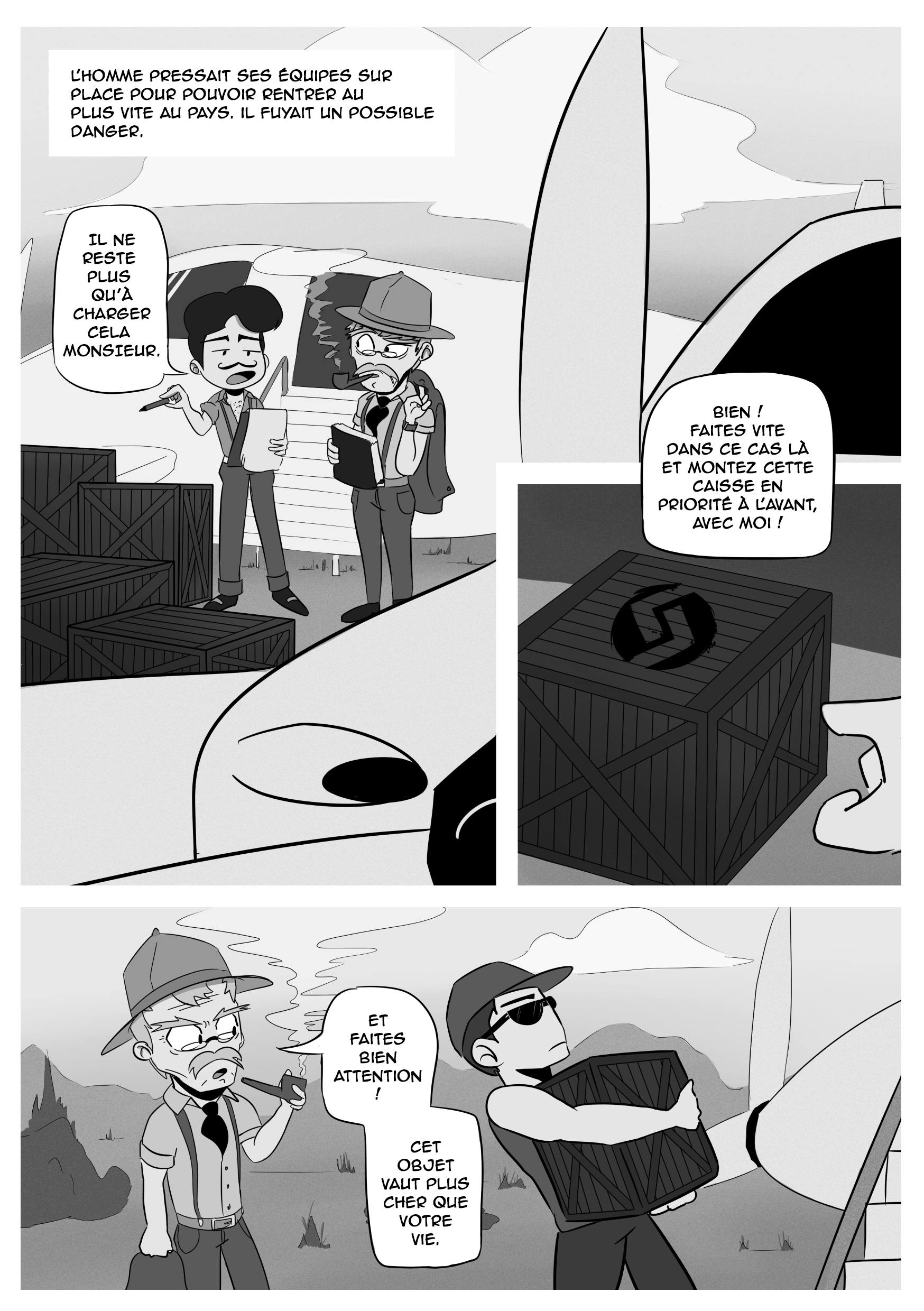 Flextstory — Prologue · L'accident (1956), planche 2/4