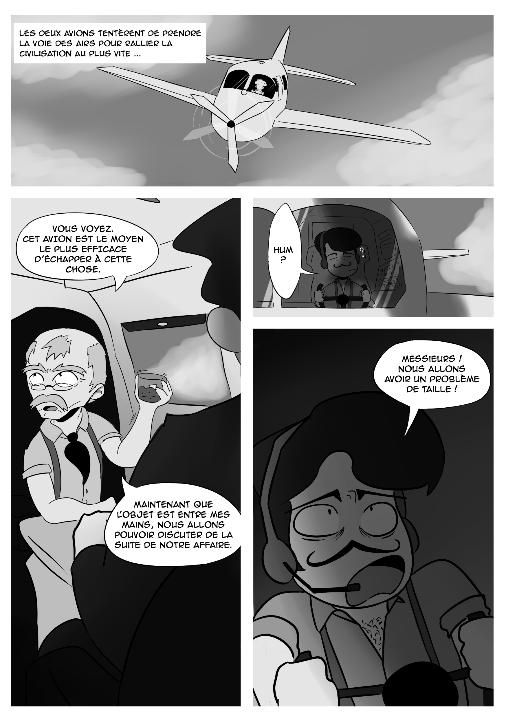 Flextstory — Prologue · L'accident (1956), planche 3/4