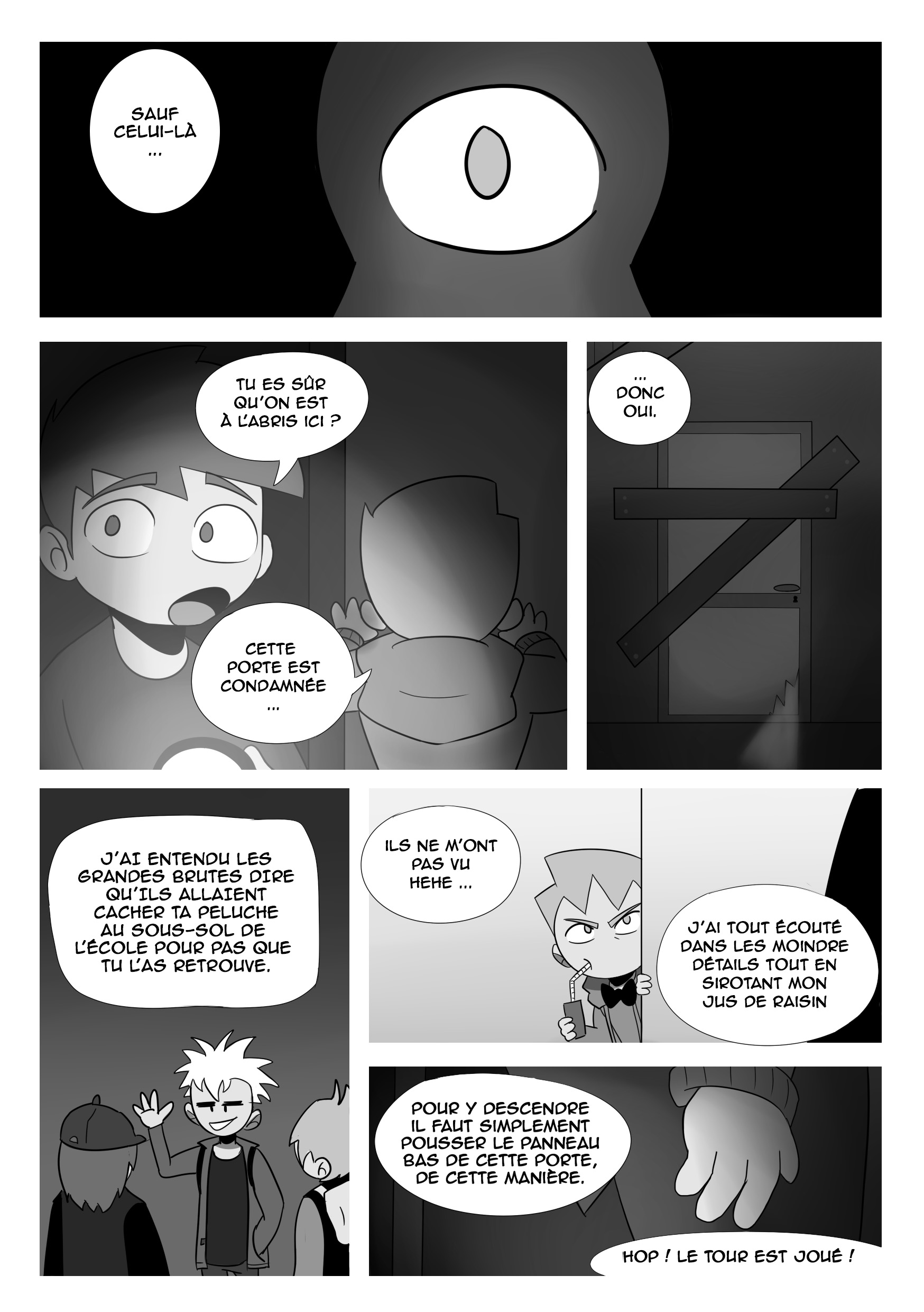 Flextstory — Le sous-sol, planche 1/6