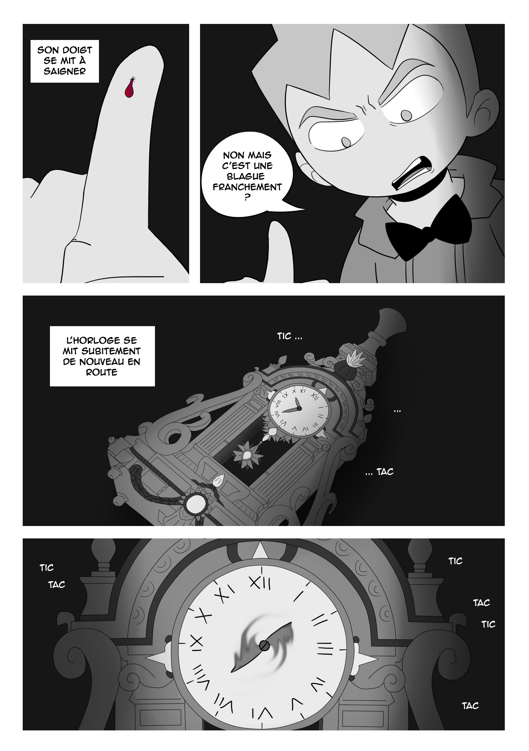 Flextstory — L'horloge, planche 4/7