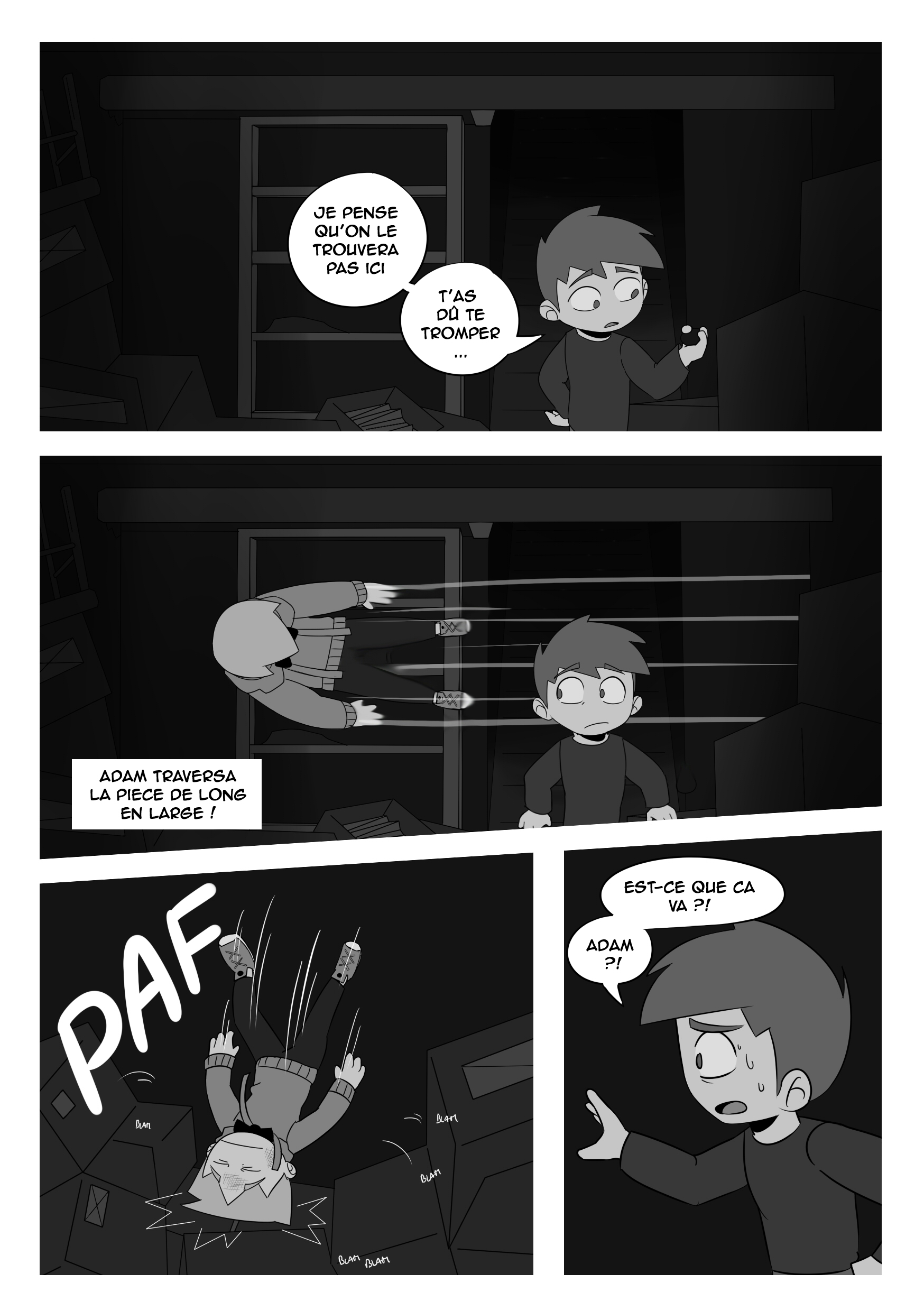 Flextstory — L'horloge, planche 5/7