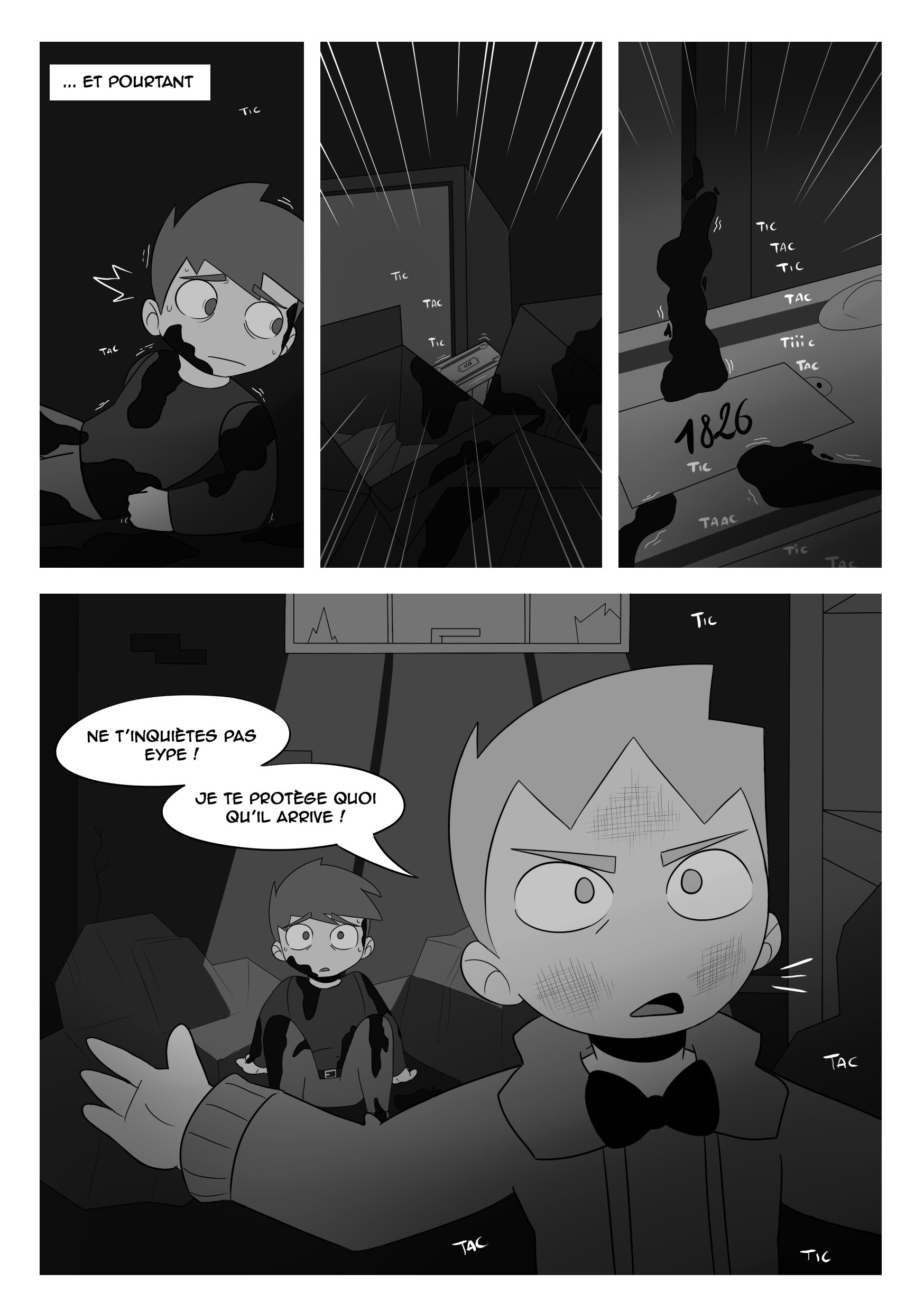 Flextstory — Le fantôme de l'horloge, planche 6/9