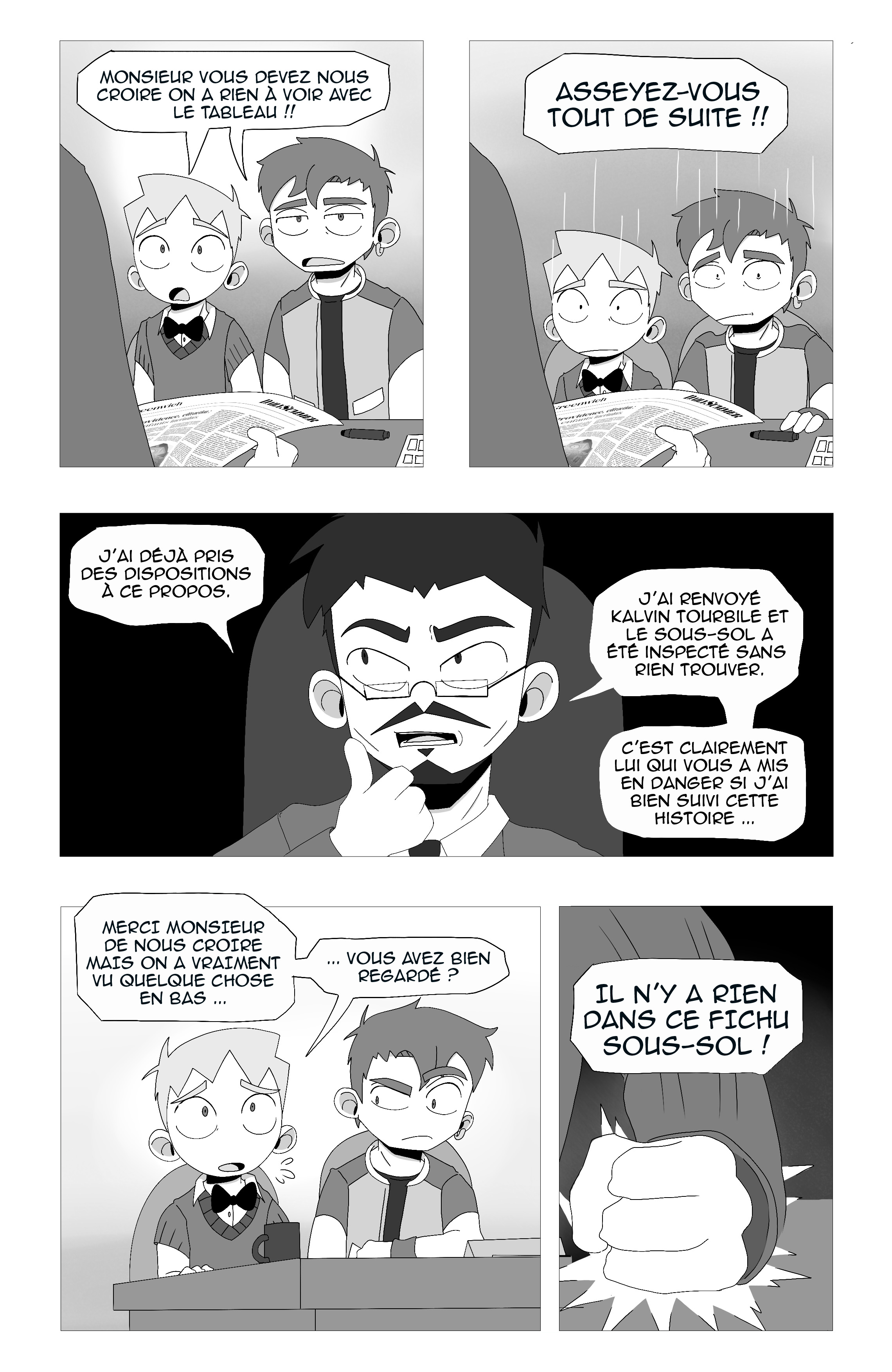 Flextstory — Face au proviseur, planche 5/7