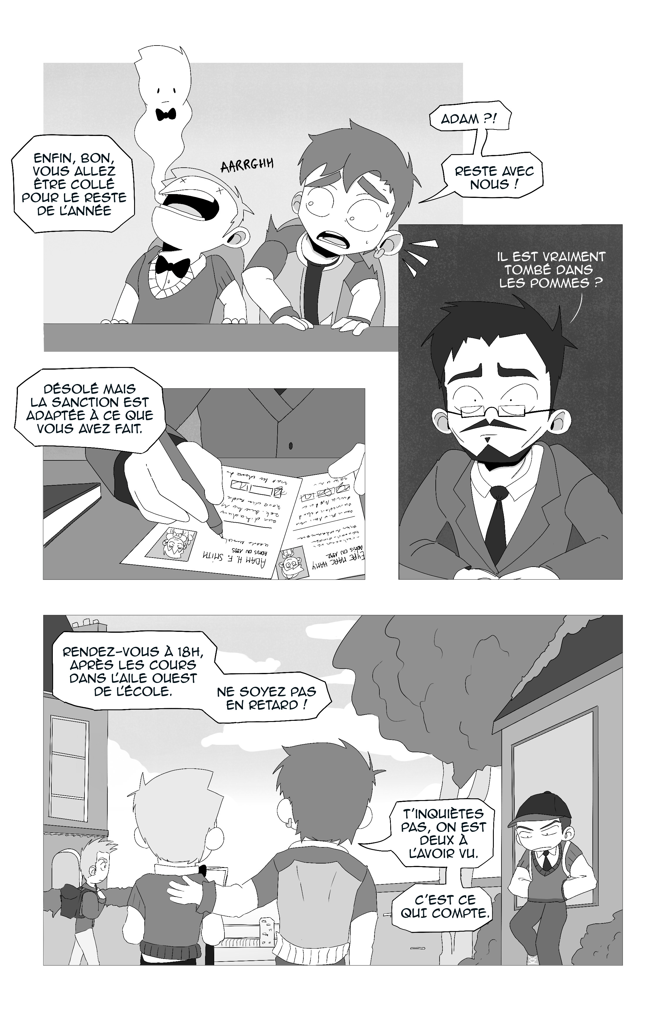 Flextstory — Face au proviseur, planche 7/7