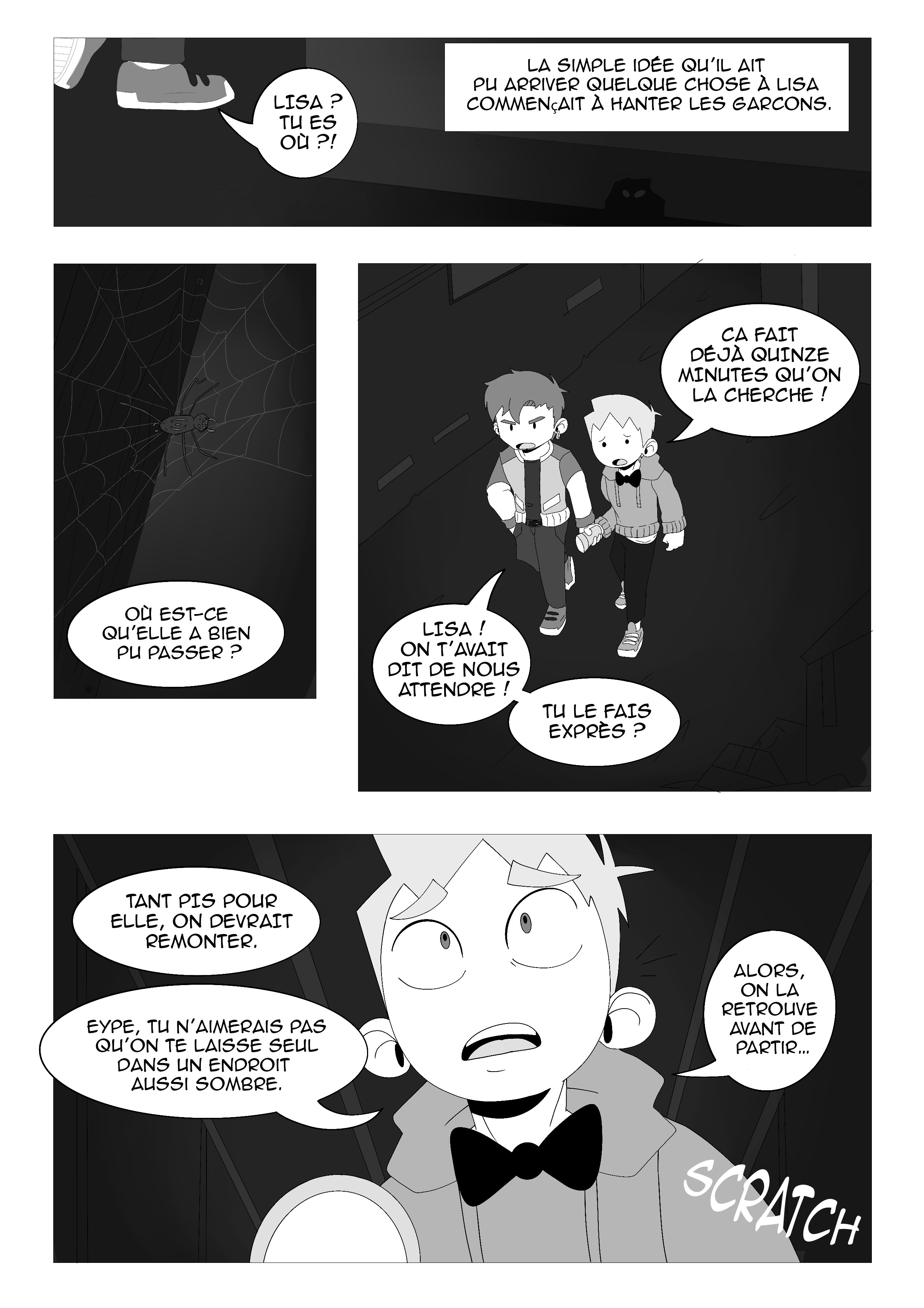 Flextstory — Retour au sous-sol, planche 1/6