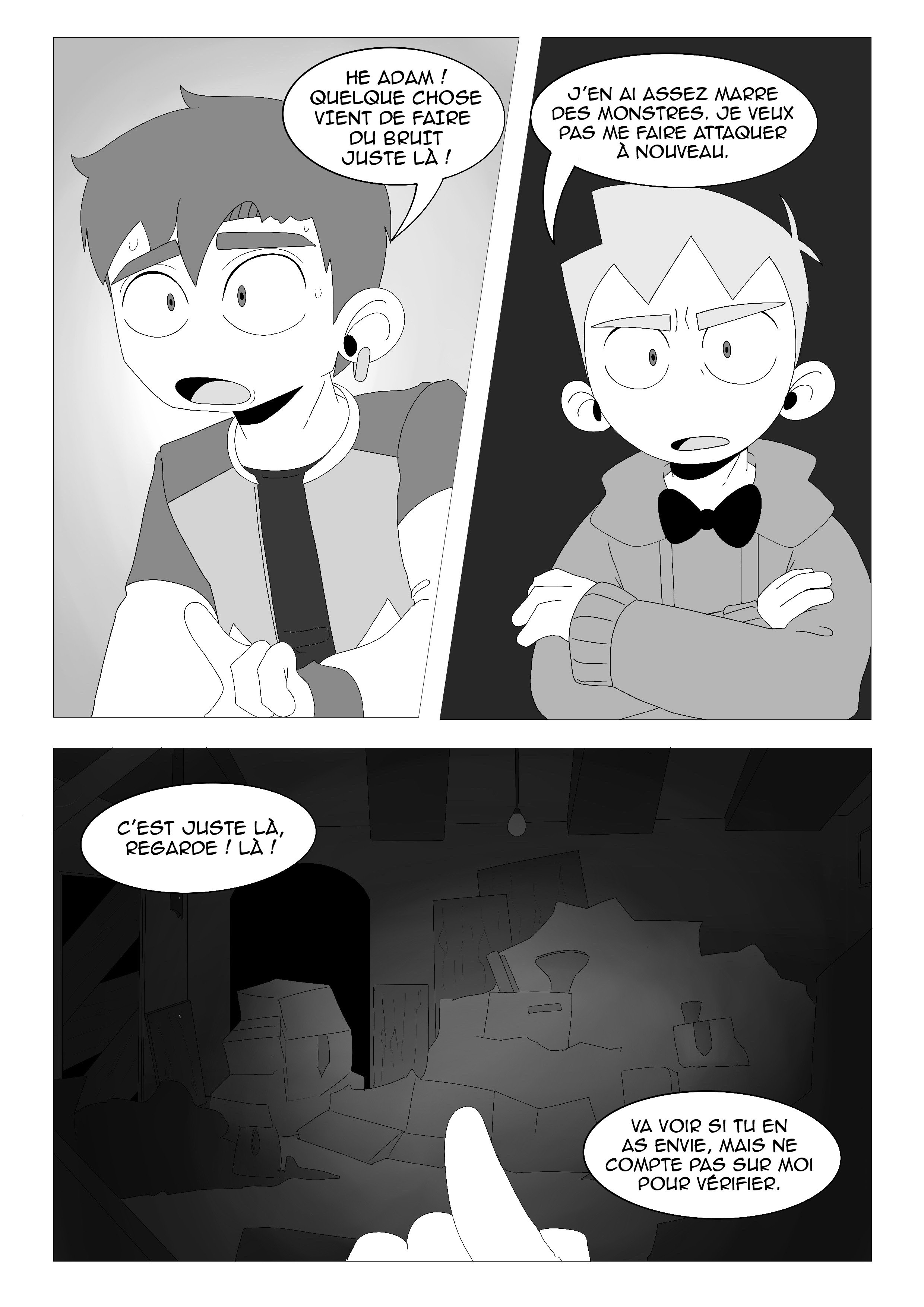 Flextstory — Retour au sous-sol, planche 2/6
