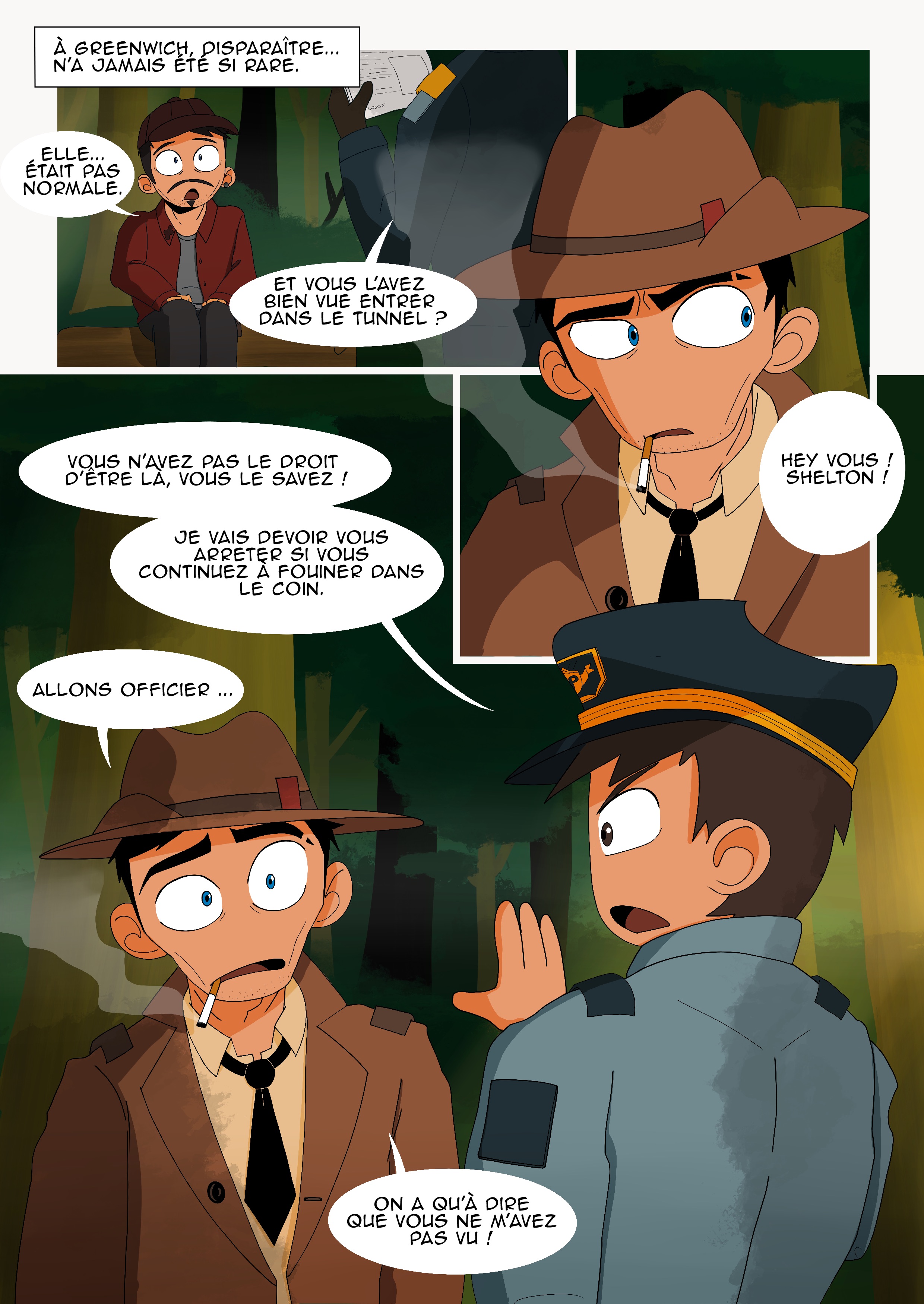 Flextstory — Le détective, planche 2/5